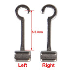 Dental Crimpable Hooks Long Curved Right/Left 10pcs/Bag - pairaydental.com