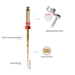 Endo Reciprocating Niti Rotary Engine Files 25mm Assorted 20-45# 4Pcs/Pk - pairaydental.com