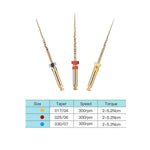 Endo NiTi Rotary Engine Files 25mm Assorted X1-X3 3pcs/Pack - pairaydental.com