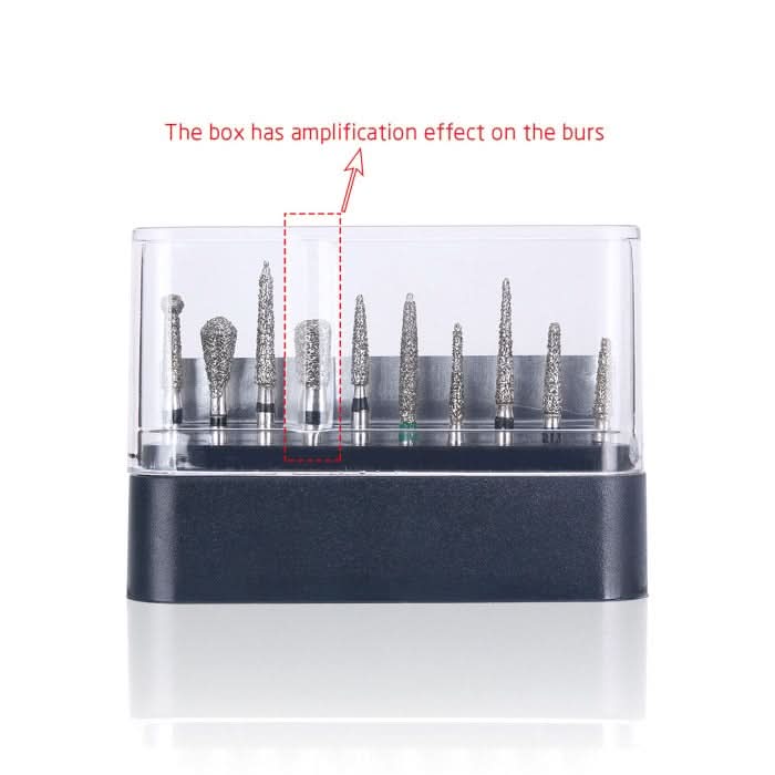 Dental Diamond Bur FG-111 Gingival Bevel Burs Kit 10pcs/Kit  - pairaydental.com