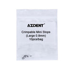 Dental Crimpable Hooks Mini Stops Small/Large 10pcs/Bag - pairaydental.com