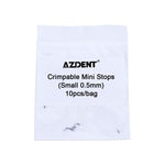 Dental Crimpable Hooks Mini Stops Small/Large 10pcs/Bag - pairaydental.com