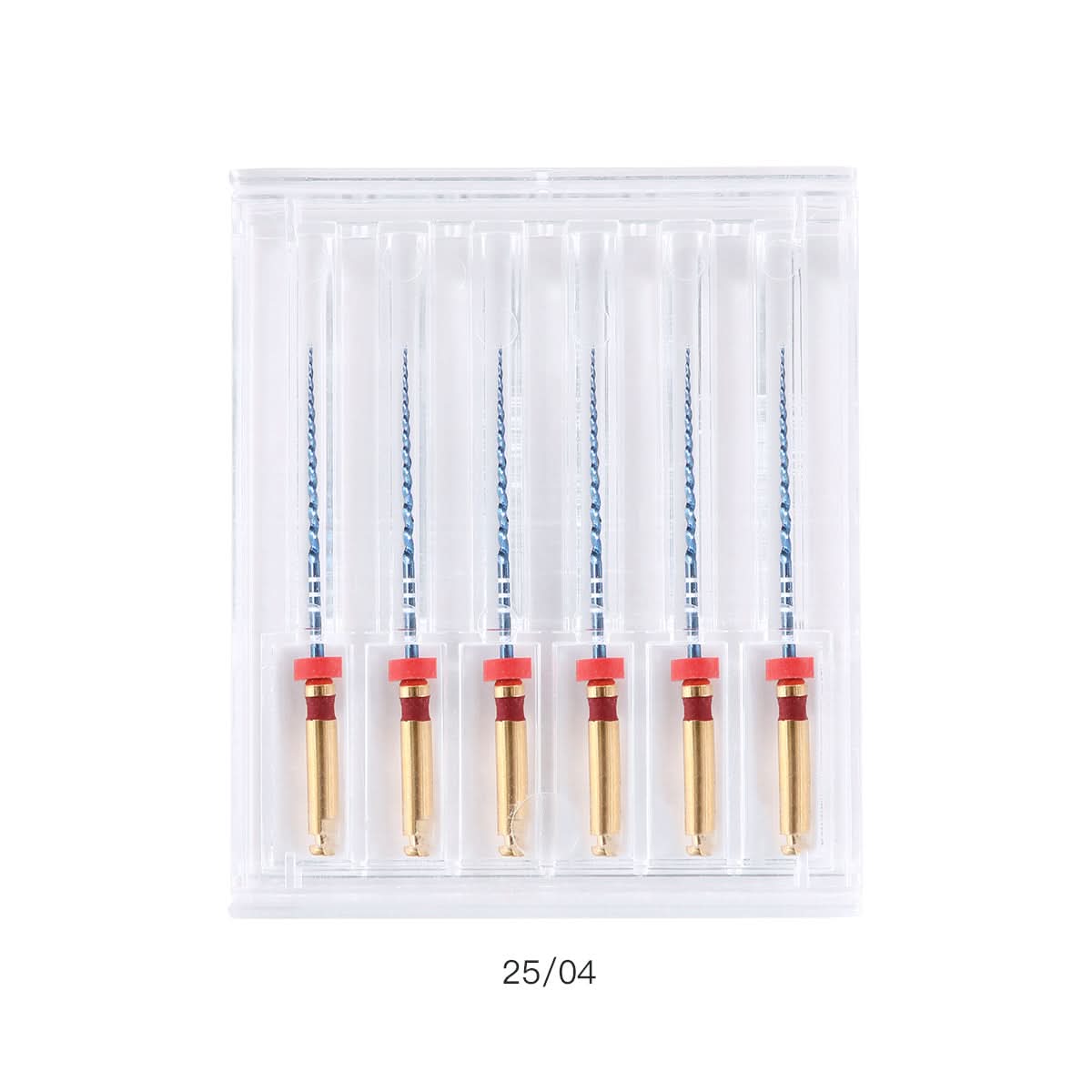 Endo NiTi Rotary Files Engine Use 25mm #25/04 6pcs/Pack - pairaydental.com