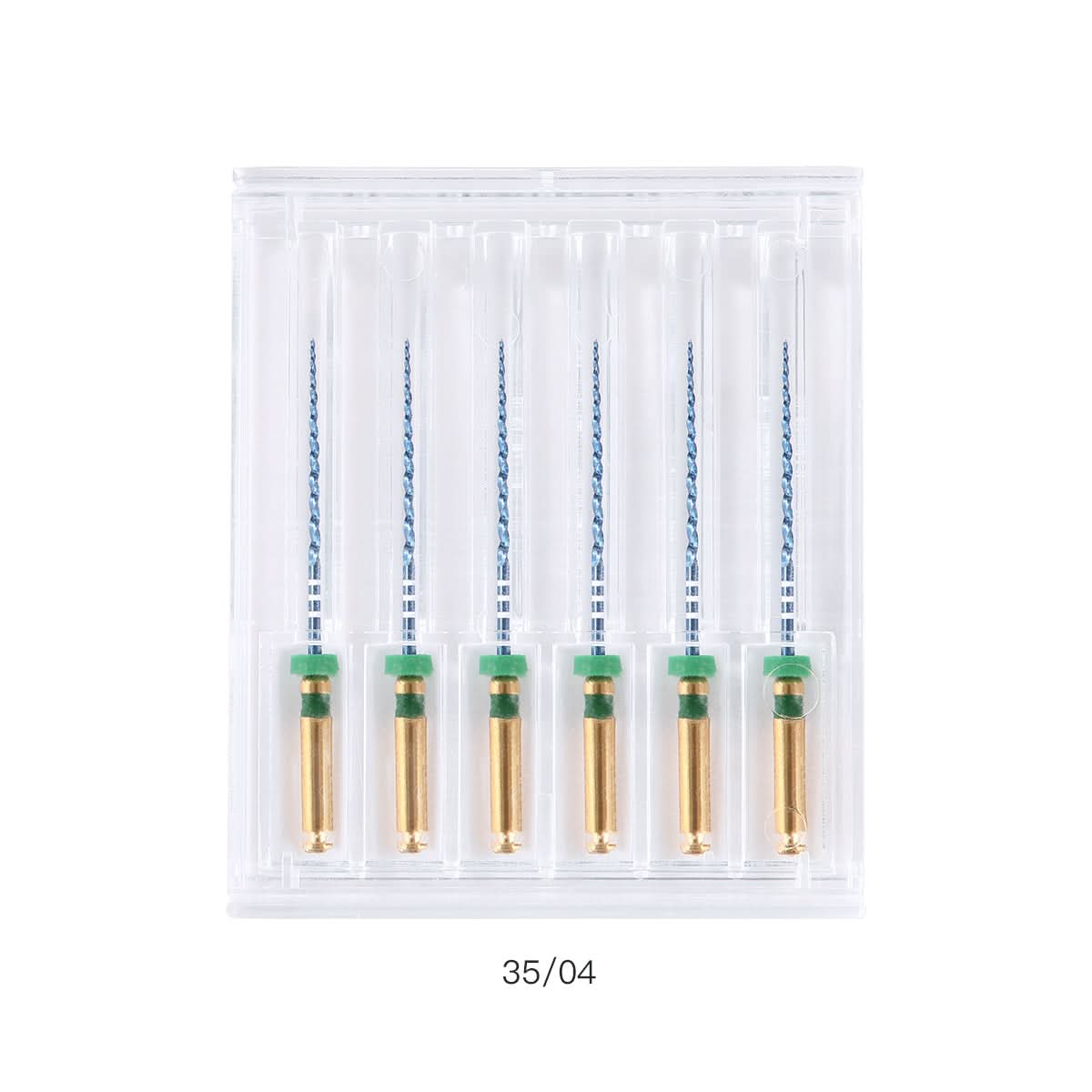 Endo NiTi Rotary Files Engine Use 25mm #35/04 6pcs/Pack - pairaydental.com