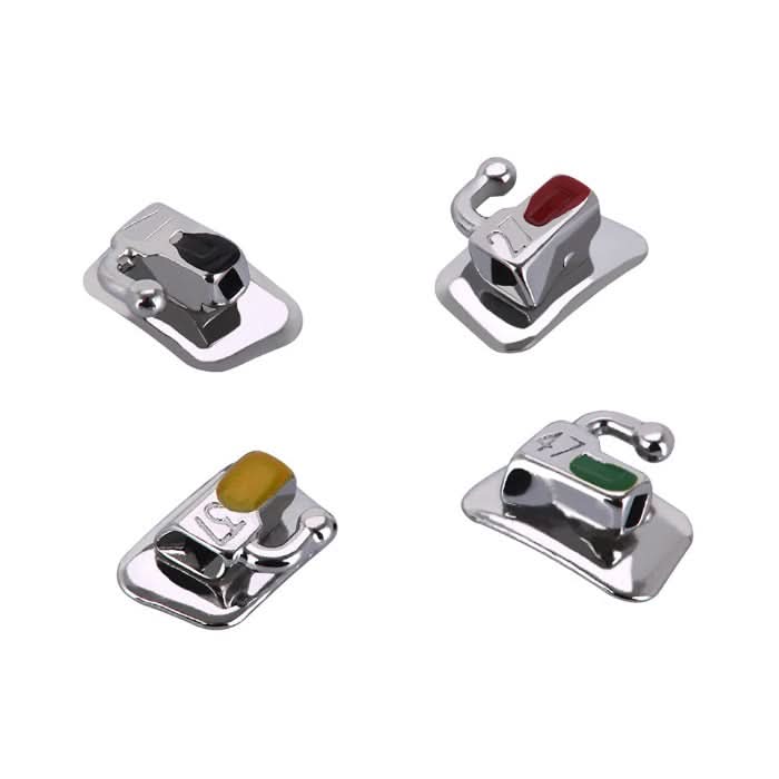 Buccal Tube 2nd Molar Bondable Non-Convertible Roth/MBT/Edgewise 0.018/0.018 U1L1 Laser Mark 4pcs/pack - pairaydental.com