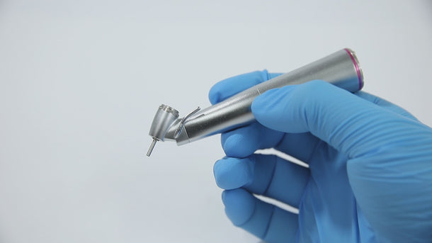 1:4.2 Electric Contra Angle Handpiece 45 Degree Fiber Optic External Water - pairaydental.com